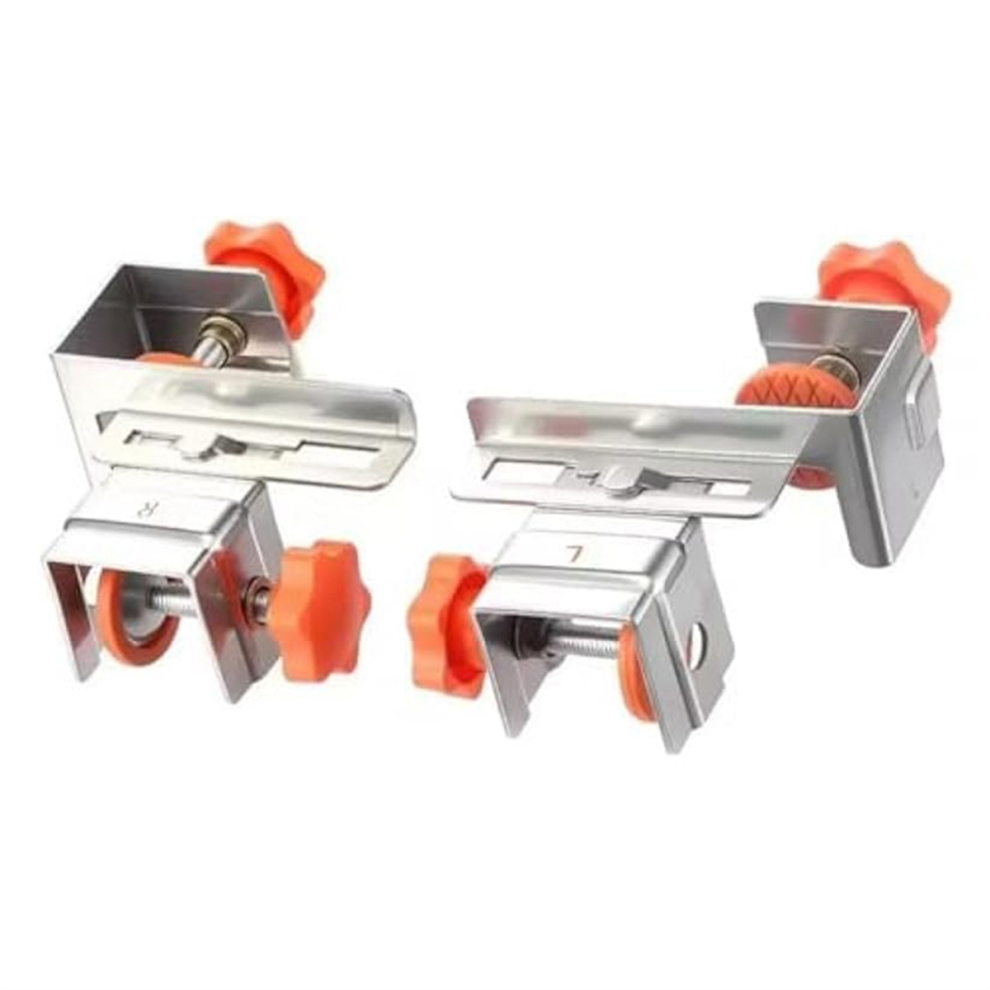 2Pack Drawer Front Installation Clamps-Adjustable Drawer Fixing Clips 4711175553593