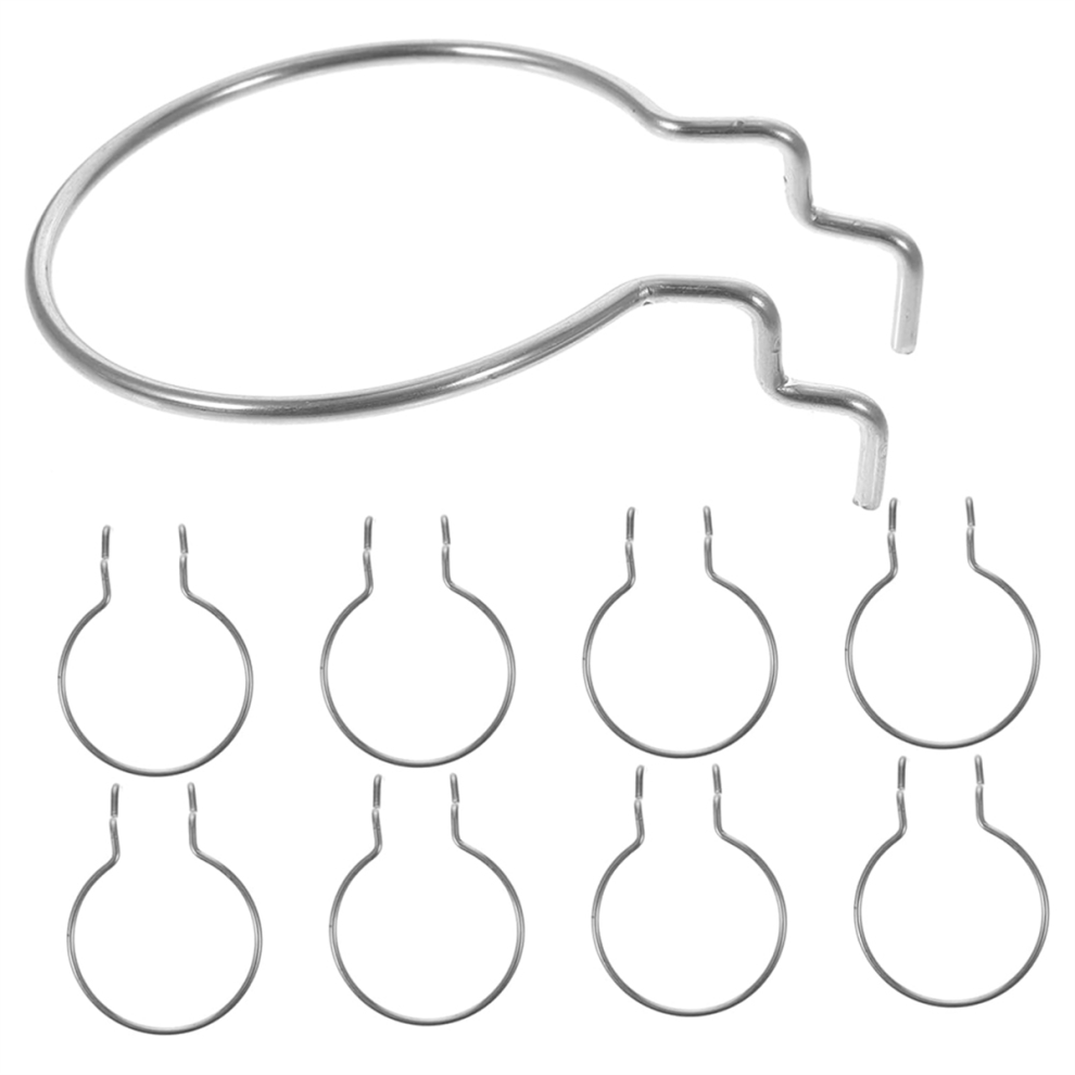 Pegboard Cup Holder Hooks 10pcs Heavy Duty Metal Hooks Ring Design