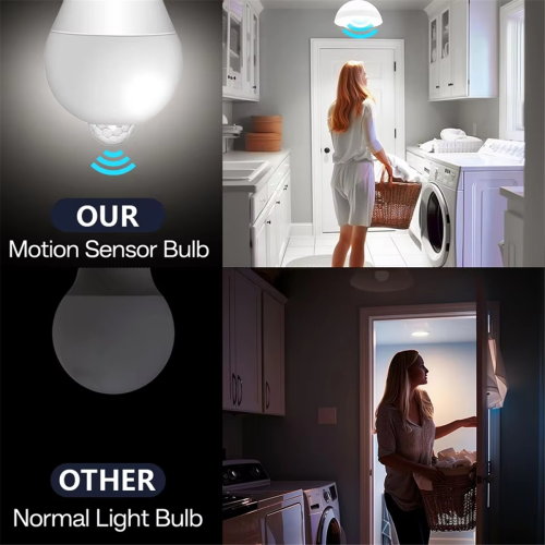 E27 Motion Sensor Led Bulbs 220V Smart Bulb Working in Night Sensor 1
