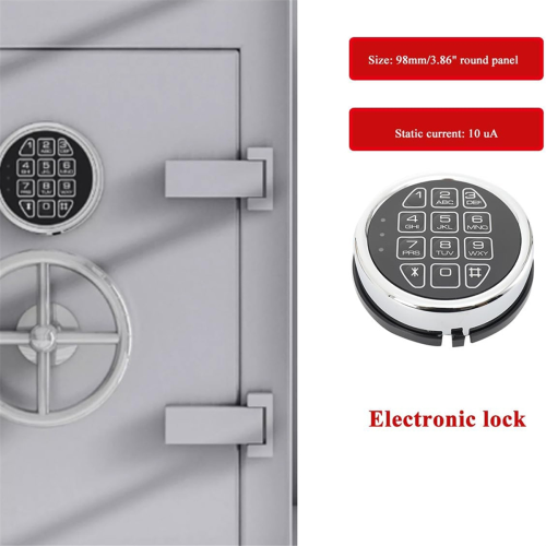 Replacement Electronic Safe Lock with Solenoid Lock & 2 Override Keys 1