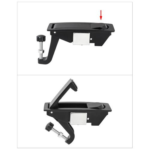 8Pcs Compression Latch Lock Zinc Alloy Flush Lever Latch 2