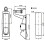 8Pcs Compression Latch Lock Zinc Alloy Flush Lever Latch 5