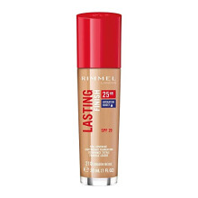 Rimmel London Lasting Finish 25HR - 210 Gouden Beige - Foundation, 25-Uur Draagbaarheid, Volledige Dekking, Waterproof, 1oz