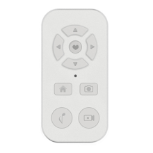 Bluetooth intelligens távirányító, univerzális távirányító, szelfibot, fehér