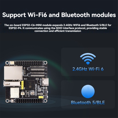 ESP32-P4-NANO Πλακέτα Ανάπτυξης με Ηχείο Διπλού Πυρήνα RISC-V WiFi6 2