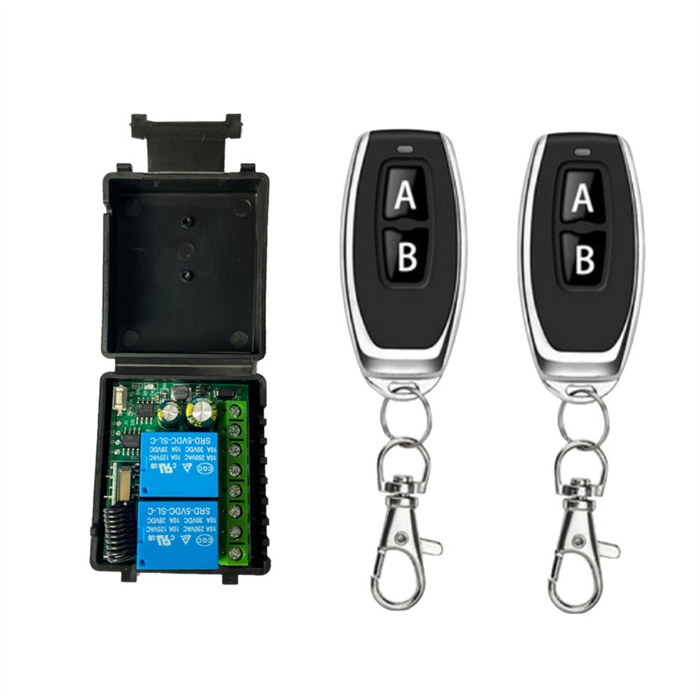 433Mhz Remote Control Dc6v-30V 2Ch Relay Receiver 4711175557379