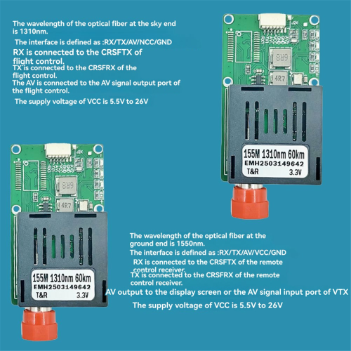 TTL optisk transceivermodul 60 km optisk slutenhed 1
