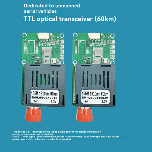 TTL optisk transceivermodul 60 km optisk slutenhed 2