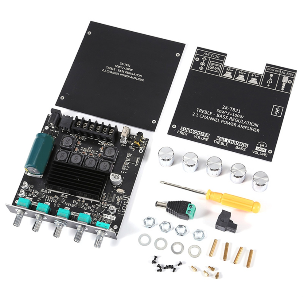 Tb21 Subwoofer Amplifier Board Bluetooth 5.0 2X50w+100W Power 4711175571436