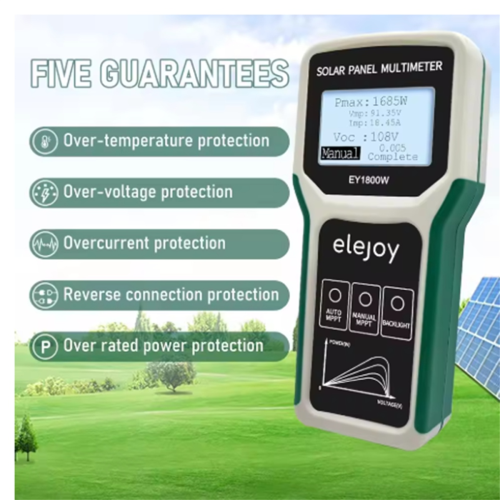 Solpanel Smart Tester Multimeter Testning Effektmätare Verktyg 1