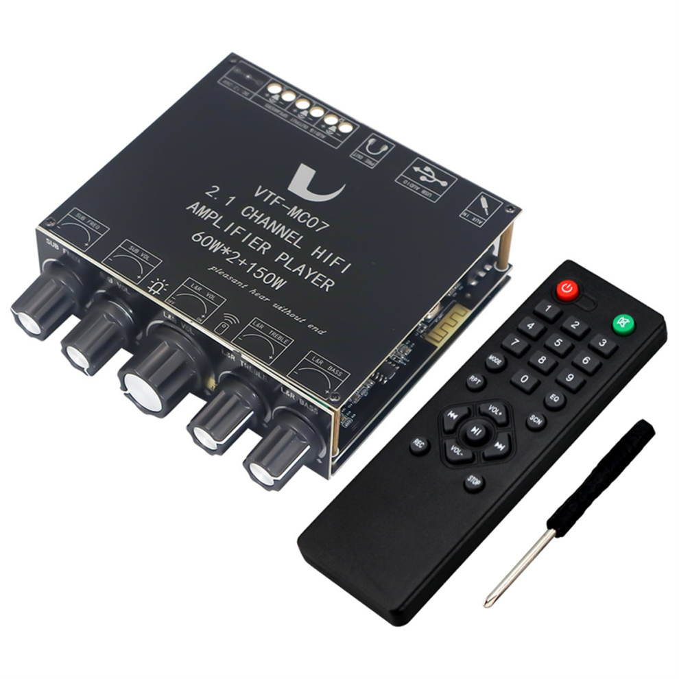 2X60w+150W Subwoofer Bluetooth 5.3 Power Amplifier Board A 4711175571832