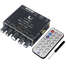 2x60W+150W mélynyomó Bluetooth 5.3 teljesítményerősítő panel B