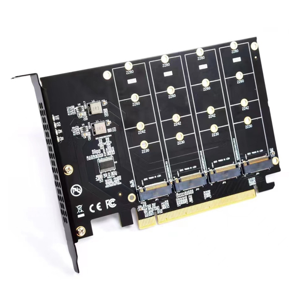M.2 Nvme To Pcie Adapter Gen4 X16 Expansion Card Compatible With 2230 4711175575793