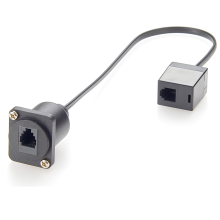 Cabo XLR para montagem em painel/tipo D Cat.3 RJ11/RJ9 4p4c