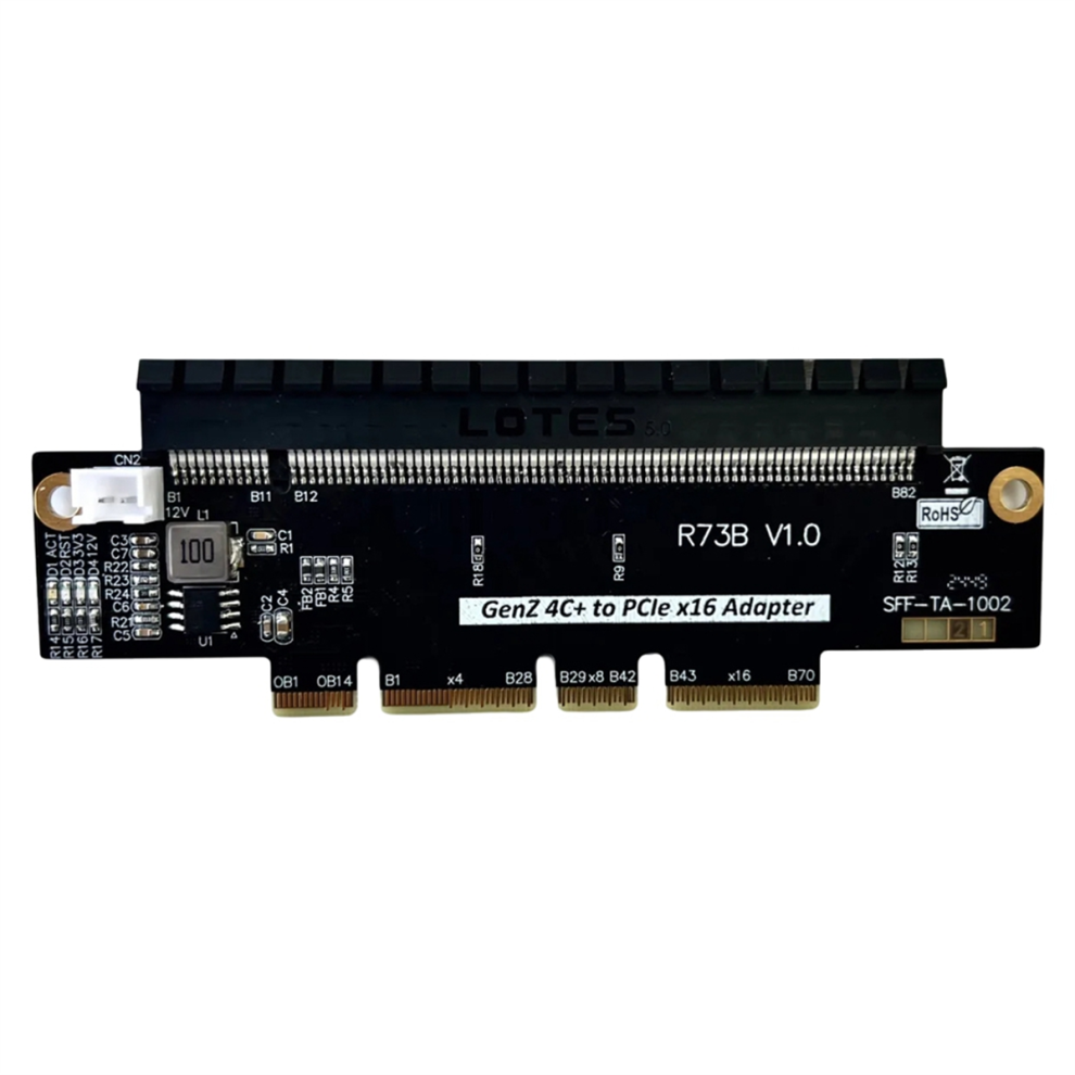 Edsff 4C+ To Pcie5.0 X16 Adapter Card Gen-Z 4C+ To Pcie X16 Adapter 4711175575915