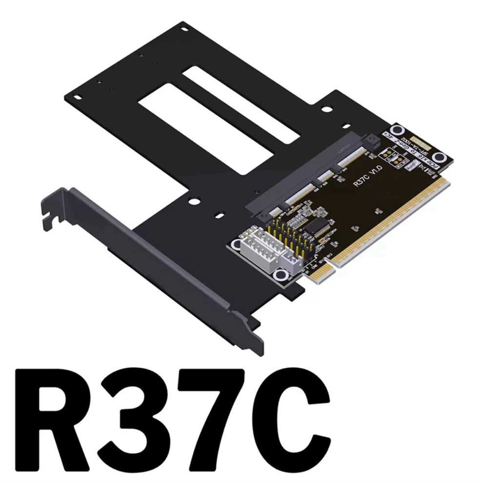 512Gbps Pcie 5.0 X16 To 4C+ Riser Card Edsff Server Gen5 16X Extender 4711175575892