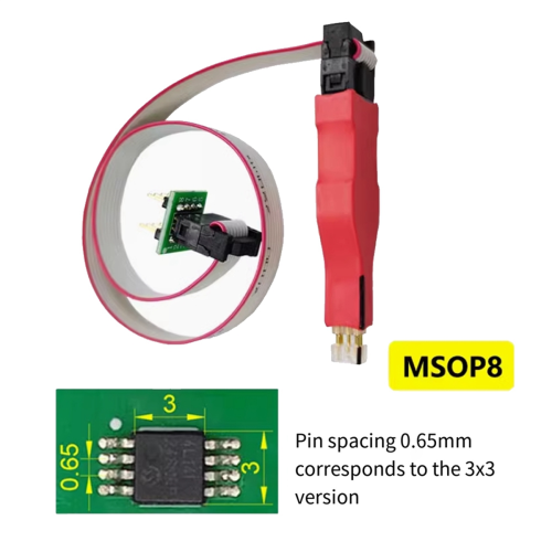 MSOP8 Brændende kabelprobe PCB-chip Brændende testfiksturprobe 1