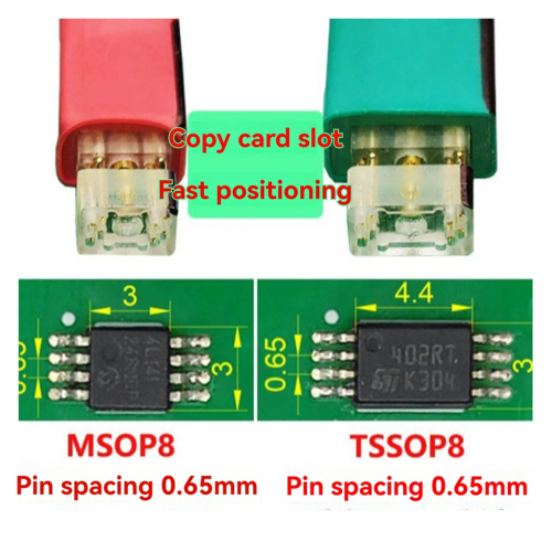 MSOP8 Brændende kabelprobe PCB-chip Brændende testfiksturprobe 2