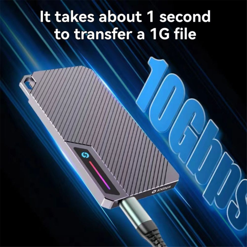 Carcasă externă RGB pentru hard disk, pentru HDD/SSD de 7 mm, tip C 1