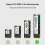 Carcasă externă RGB pentru hard disk, pentru HDD/SSD de 7 mm, tip C 3