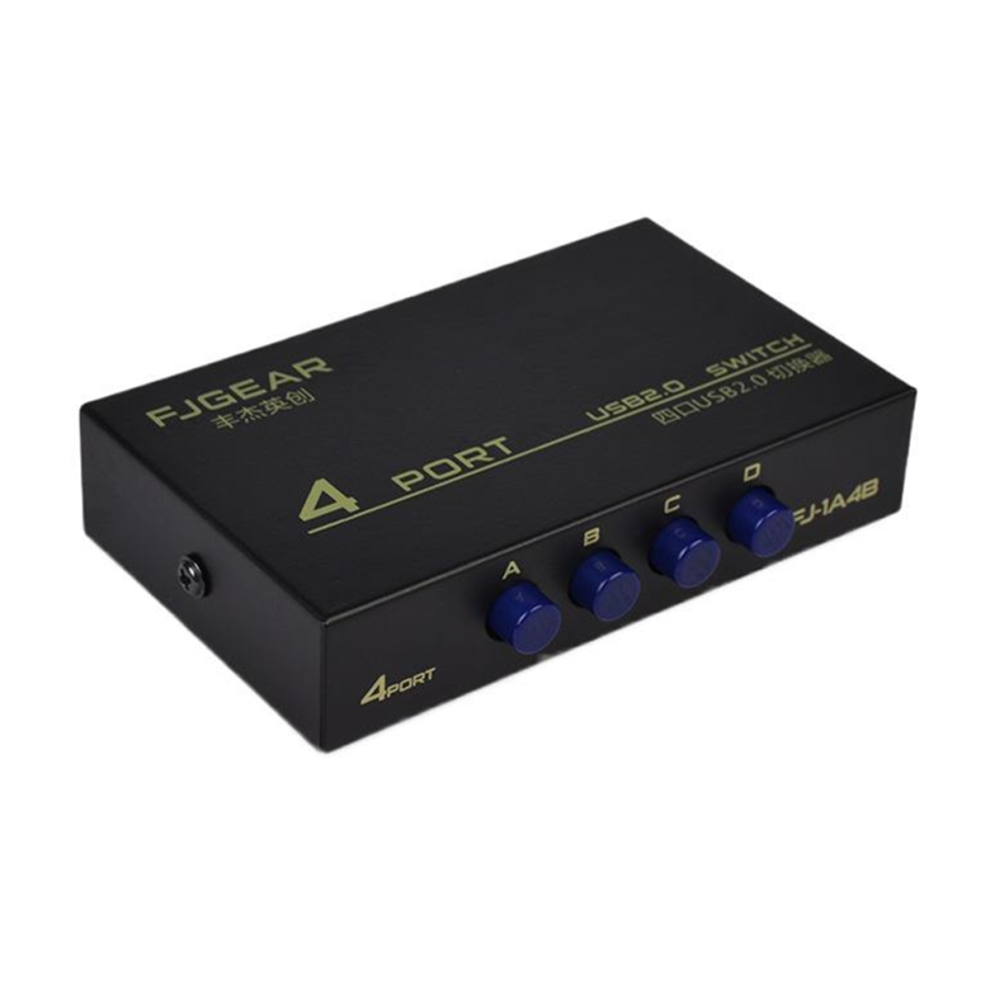 Usb 4 Ports Share Switch Switcher Selector Box Hub 4711175576783
