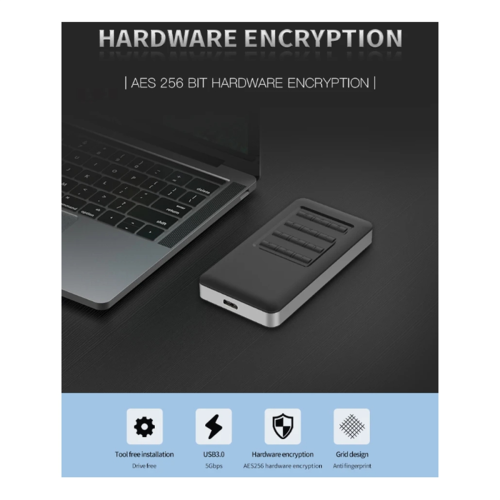 Instrument de criptare completă a discului USB3.0 cu criptare hardware M.2 MSATA 1