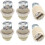 Pack G9 Lamp Holder with Bracket, Ceramic Threaded G9 Halogen Socket 1