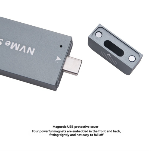 Carcasă SSD M.2 Carcasă pentru hard disk extern cu protocol dublu M.2 NVME 1