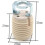 Pack G9 Lamp Holder with Bracket, Ceramic Threaded G9 Halogen Socket 3