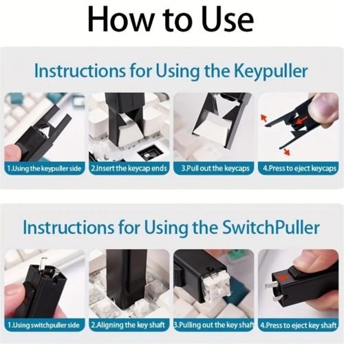 New 2 in 1 Keycap Puller Switch Puller for Mechanical Keyboard 1