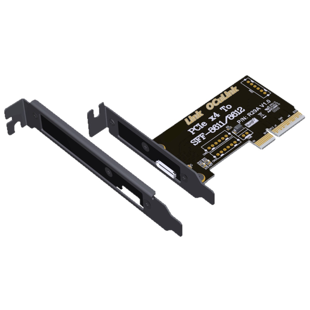 Pcie4.0 X4 To Sff-8611/8612 Adapter Card Pcie X4 4.0 External 4711175578114