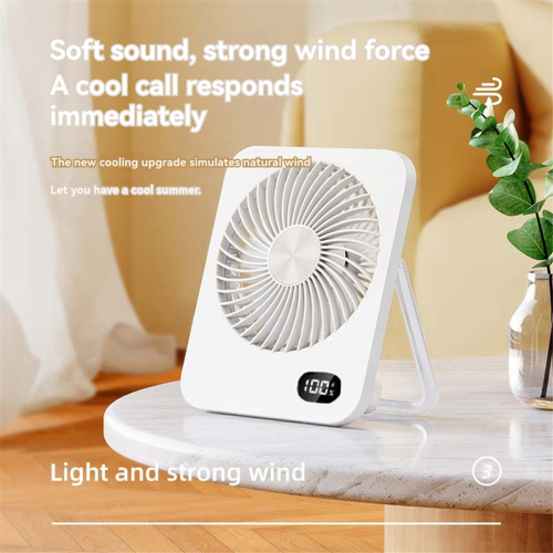 Quiet Mini USB Fan for Office Desk Dorm Wall Mount Bedside Use 2