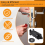 Lock Cylinder Puller Set Nail Puller with Screws and Area Increaser 6