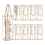 12 Pack Transparent Plastic Gift Box, with Golden Borders 2