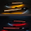 Røykglans LED-reflektor baklykter for Accord 7