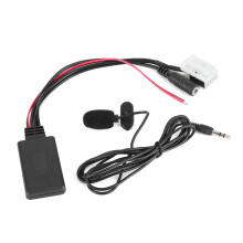 12-poliger Bluetooth-AUX-Adapter mit Mikrofon für Citroën Peugeot 2004-2007