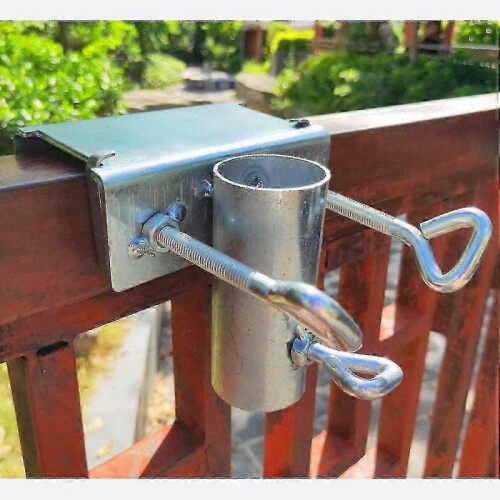 Metal Balcony Parasol Holder Clamp Fence e