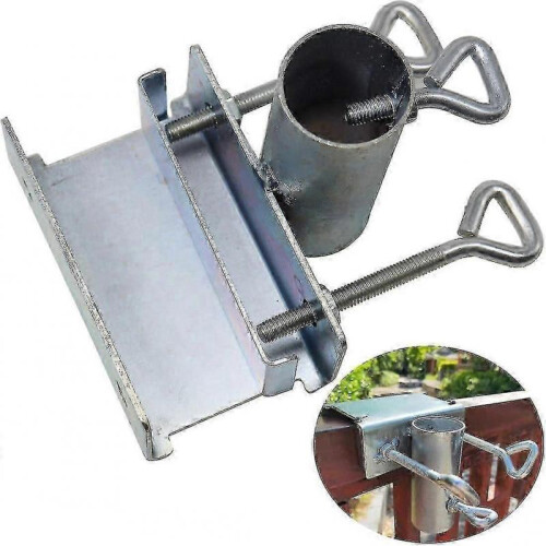 Metal Balcony Parasol Holder Clamp Fence e 1