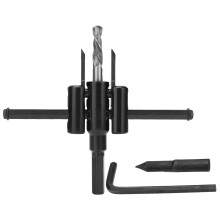 Adjustable Hole Cutter Saw Kit Alloy Steel DIY