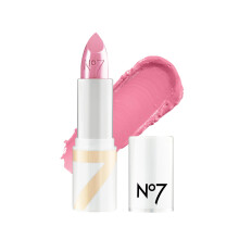 No7 Leeftijdsdefiniërende Lippenstift - Framboos Sherbert - Anti-Aging Make-up voor Vrouwen - Hydraterende Roze Lippenstift met Hyaluronzuur