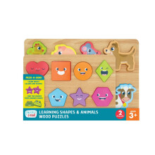 Chuckle & Roar Jigsaw Puiset palapelit Muodot ja Eläimet 2 pakkaus
