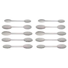 Conjunto de 10 ferramentas de textura para arte em argila, dispositivo de rolamento de textura de argila