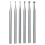 6Pcs Open Mouth Cup Burr - Jewelry Setting Cup Burs Wire Rounder Bits 4