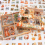 100 ark høstklistremerker til scrapbooking 2