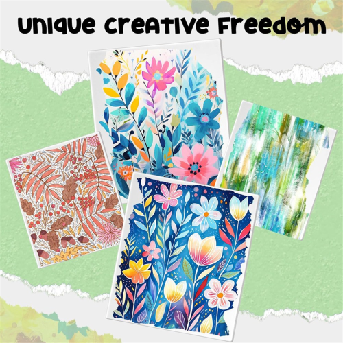 6 Pack Monoprinting Print Plates Gel Plate Card Making 2