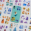 100 ark sommerklistremerker til scrapbooking-utstyr 7