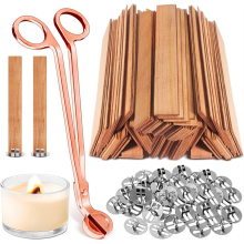 120 mèches pour la fabrication de bougies avec coupe-bougie pour 8 oz