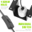 Reptile Ceramic Socket,Heat Lamp Holder Bulb Not Included 2pc EU Plug 4