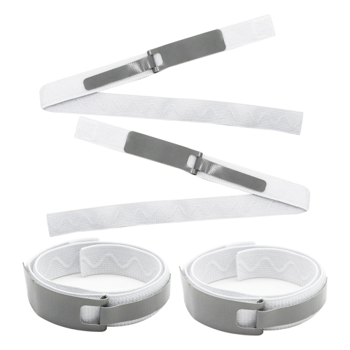 Foley Catheter Holder Urinary Beenband Holder 4 stuks elastisch grijs