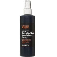 Scotch Porter Daily Idration Condizionatore Spray per barba e capelli | Avocado di cocco e altro | Bottiglia da 8 once con pompa
